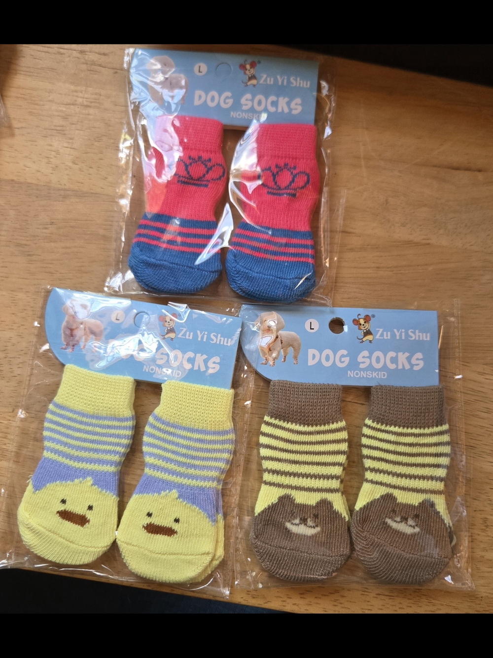 3 Pack Of Dog Cat Pet Shoes Socks